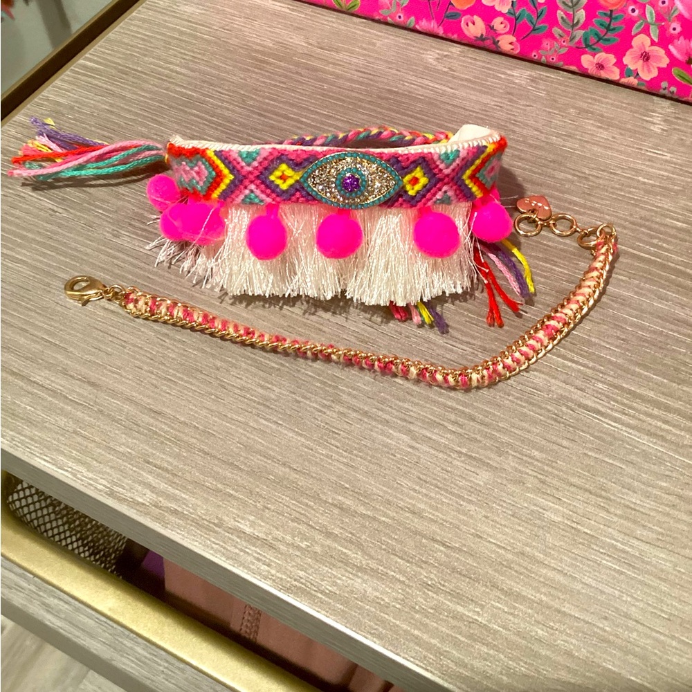 Aldo bracelets and Express leather cuff bracelet